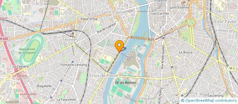 localisation de l'entreprise LES CLES DU SOCIAL à TOULOUSE