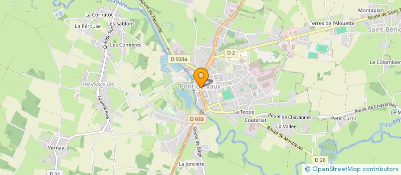 localisation de l'entreprise LES CLES DU TERROIR  PONT-DE-VAUX