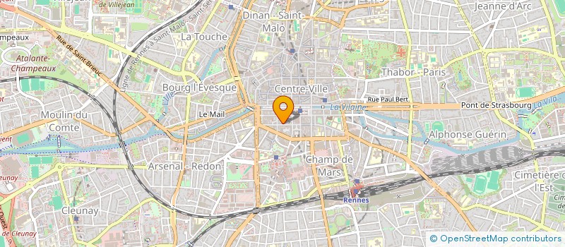 localisation de l'entreprise LES CLES HAUTE BRETAGNE  RENNES