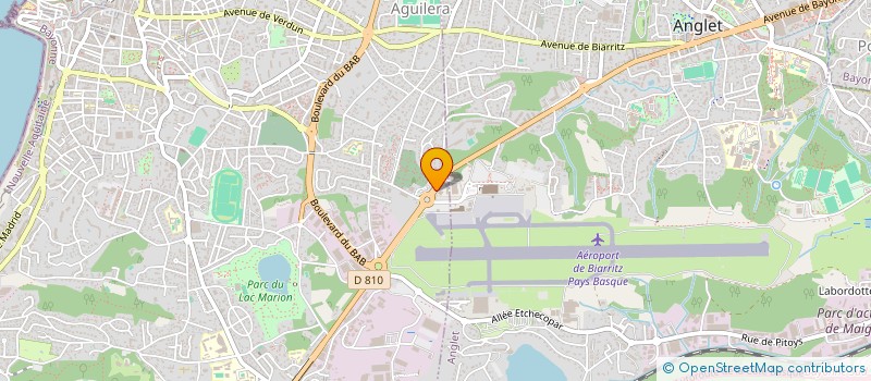 localisation de l'entreprise LES CLES LOCATIONS à BIARRITZ