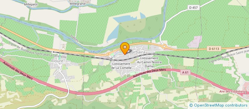 localisation de l'entreprise LES CLES SEREINES  BARBAIRA