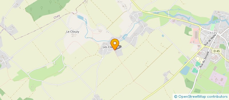 localisation de l'entreprise LES CLIELLES  LEZAY