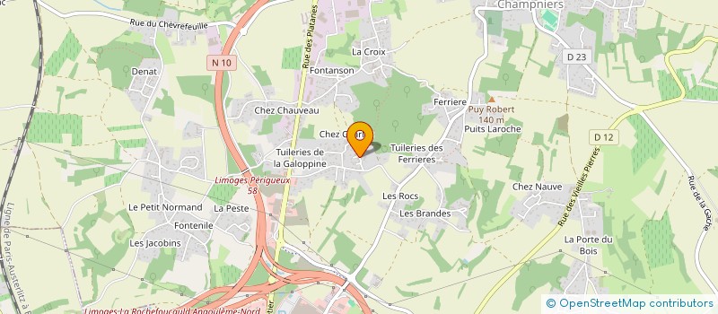 localisation de l'entreprise LES CLIENTS à CHAMPNIERS