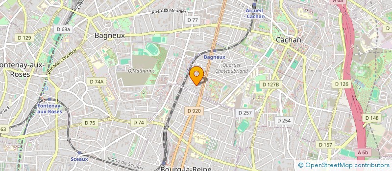 localisation de l'entreprise LES CLIMATICIENS à BAGNEUX