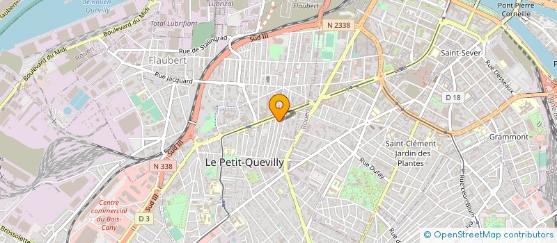 localisation de l'entreprise LES CLIMATICIENS NORMANDS à LE PETIT-QUEVILLY