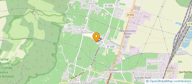 localisation de l'entreprise LES CLIMATS DE BROCHON  BROCHON