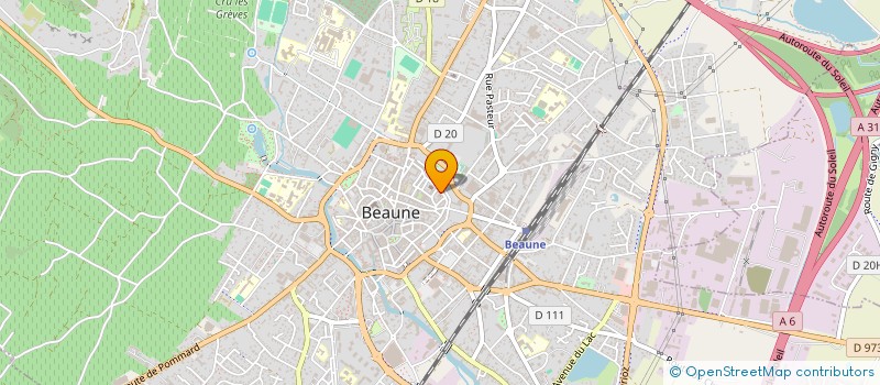 localisation de l'entreprise LES CLIMATS DU COEUR à BEAUNE