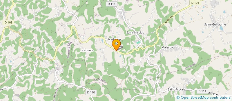 localisation de l'entreprise LES CLINDINDINS à LE MOULE