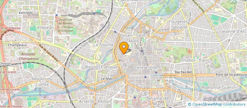 localisation de l'entreprise LES CLOCHARDS CELESTES  RENNES