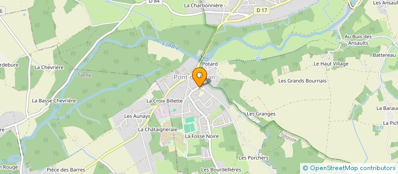 localisation de l'entreprise LES CLOCHES  PONT-DE-RUAN