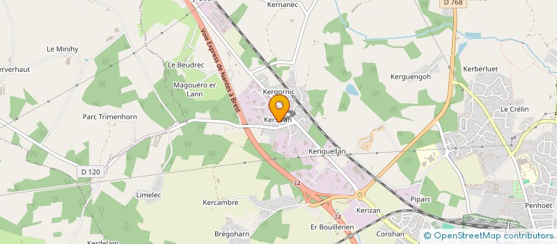 localisation de l'entreprise LES CLOISONS ALREENNES à BRECH