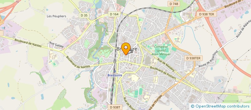 localisation de l'entreprise LES CLOITRES  BRESSUIRE