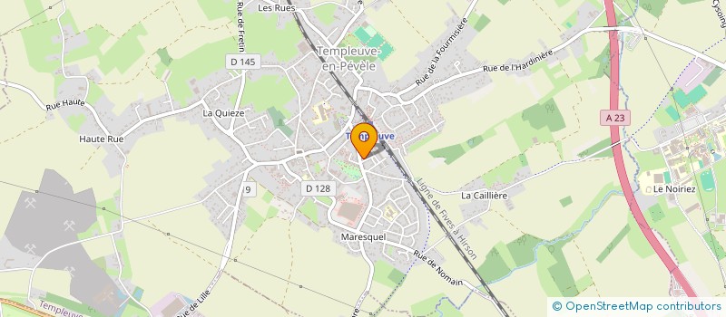 localisation de l'entreprise LES CLOS  TEMPLEUVE-EN-PEVELE