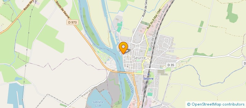 localisation de l'entreprise LES CLOS  SEURRE