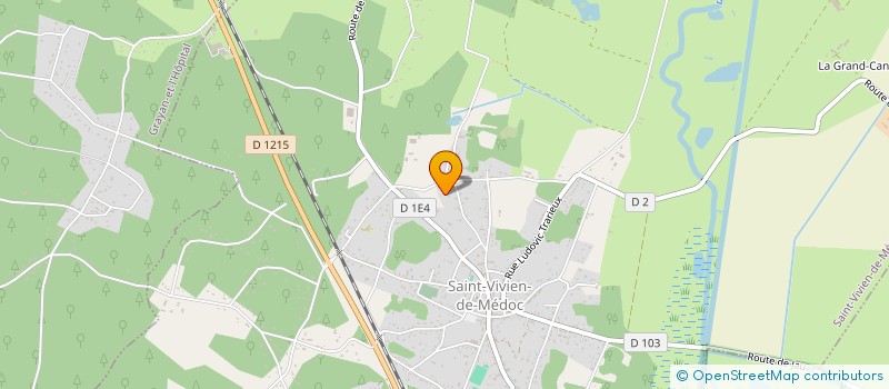 localisation de l'entreprise LES CLOS  SAINT-VIVIEN-DE-MEDOC