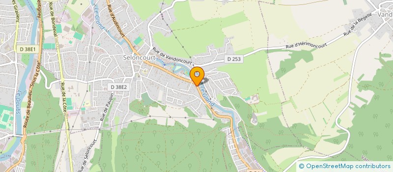 localisation de l'entreprise LES CLOS  SELONCOURT