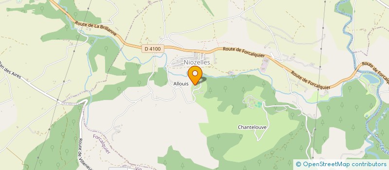 localisation de l'entreprise LES CLOS  NIOZELLES