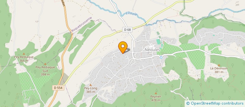 localisation de l'entreprise LES CLOS à NEOULES