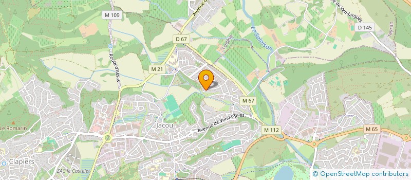 localisation de l'entreprise LES CLOS D'ANTOINE  JACOU
