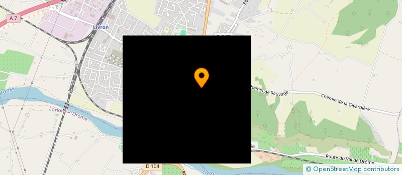 localisation de l'entreprise LES CLOS D'AUVERGNE  LIVRON-SUR-DROME