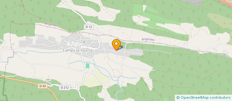 localisation de l'entreprise LES CLOS DE CARBONNEL  CAMPS-LA-SOURCE