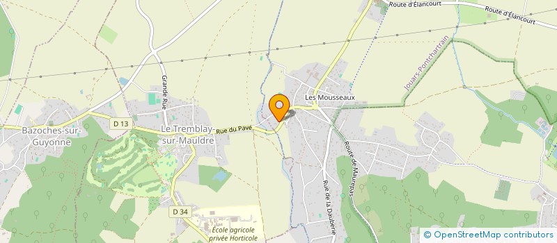 localisation de l'entreprise LES CLOS DE LUSSAC  JOUARS-PONTCHARTRAIN