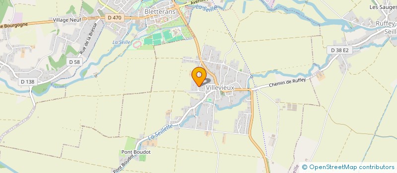 localisation de l'entreprise LES CLOS DE NANCE  VILLEVIEUX