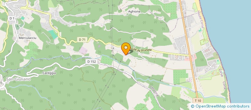 localisation de l'entreprise LES CLOS DE PATRIMONIO à CERVIONE