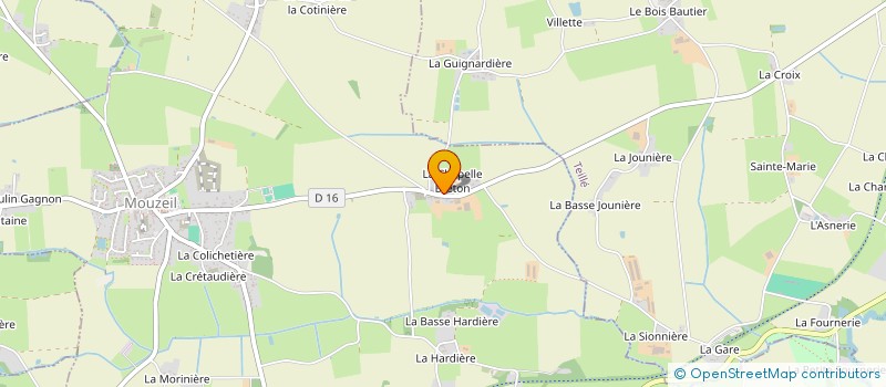 localisation de l'entreprise LES CLOS LUCAS à MOUZEIL