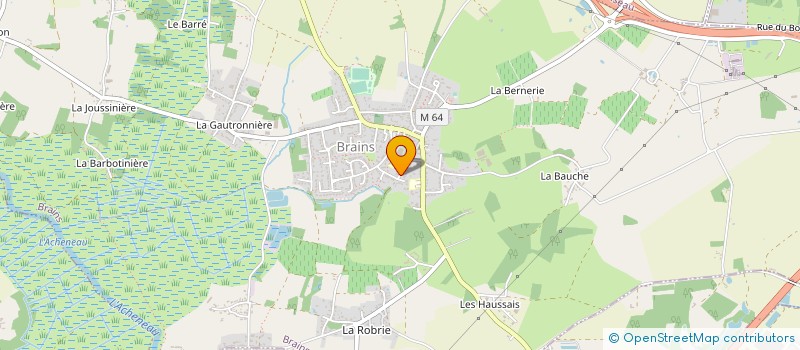 localisation de l'entreprise LES CLOS MATS  BRAINS