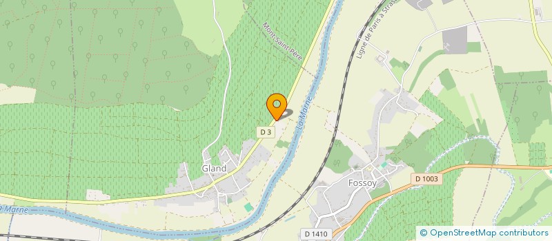 localisation de l'entreprise LES CLOTETS  GLAND