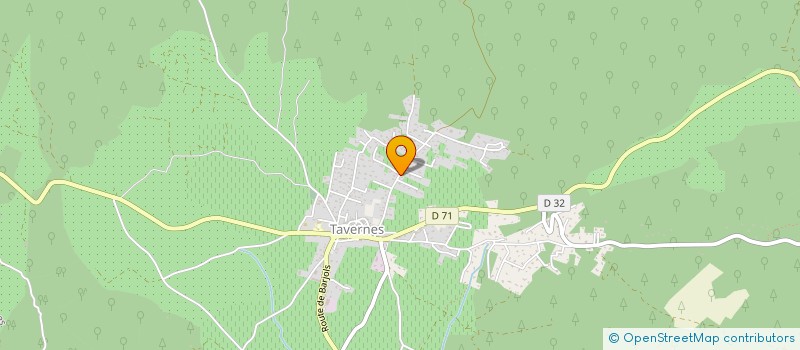 localisation de l'entreprise LES CLOTS  TAVERNES