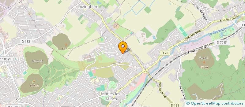 localisation de l'entreprise LES CLOTURES DU BETHUNOIS à MARLES-LES-MINES