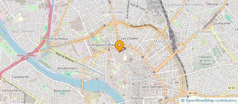 localisation de l'entreprise LES CLOUS DU SOULEILLA  TOULOUSE
