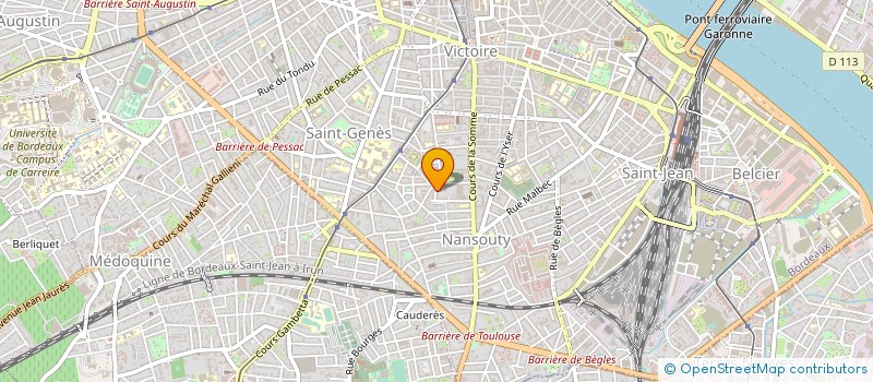 localisation de l'entreprise LES CLOWNS STETHOSCOPES à BORDEAUX
