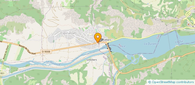 localisation de l'entreprise LES CO'PAINS  ESPINASSES
