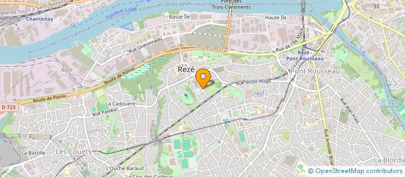 localisation de l'entreprise LES CO'PAINS REZE  REZE