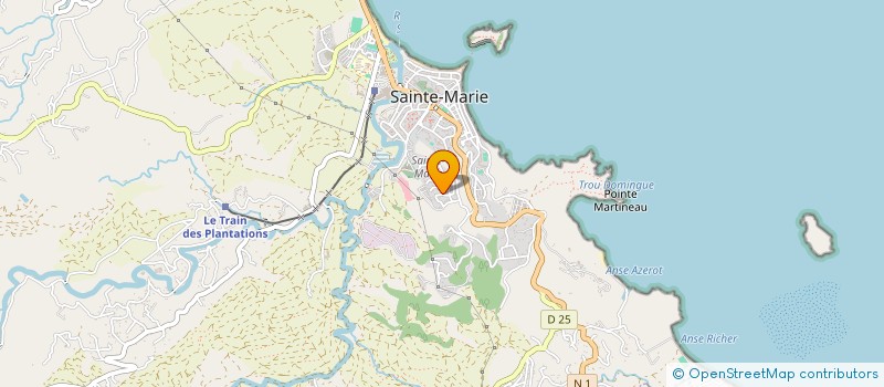 localisation de l'entreprise LES COCCINELLES à SAINTE-MARIE