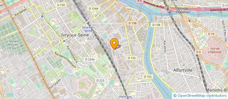 localisation de l'entreprise LES COCCINELLES  IVRY-SUR-SEINE