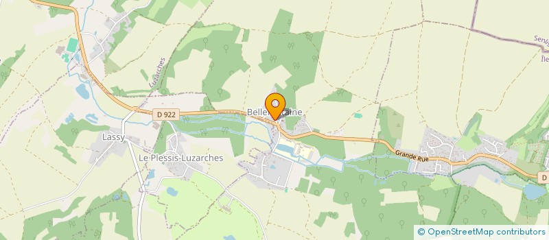 localisation de l'entreprise LES COCCINELLES à BELLEFONTAINE