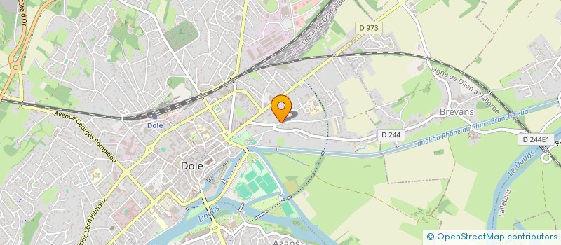 localisation de l'entreprise LES COCCINELLES à DOLE