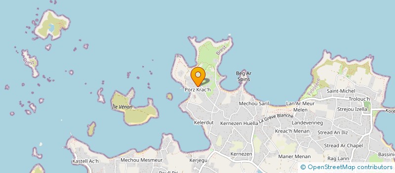 localisation de l'entreprise LES COCCINELLES  PLOUGUERNEAU