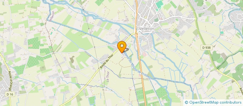 localisation de l'entreprise LES COCCINELLES  VELLERON