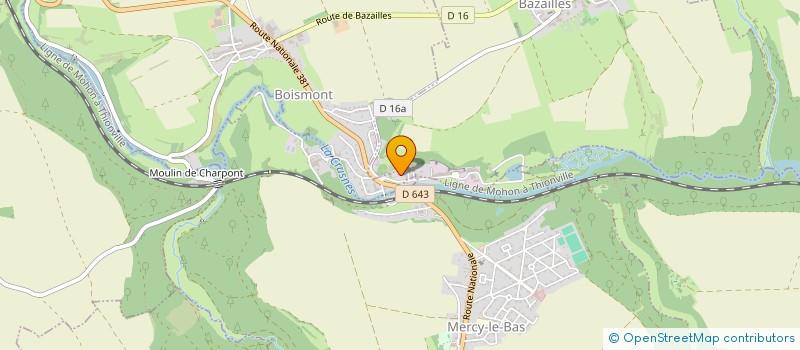 localisation de l'entreprise LES COCCINELLES  BOISMONT