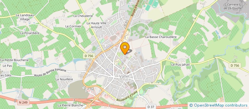 localisation de l'entreprise LES COCCINELLES CENTRE SOCIAL à VALLET