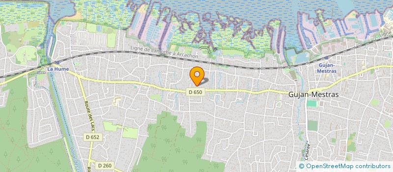 localisation de l'entreprise LES COCCINELLES DU BASSIN  GUJAN-MESTRAS