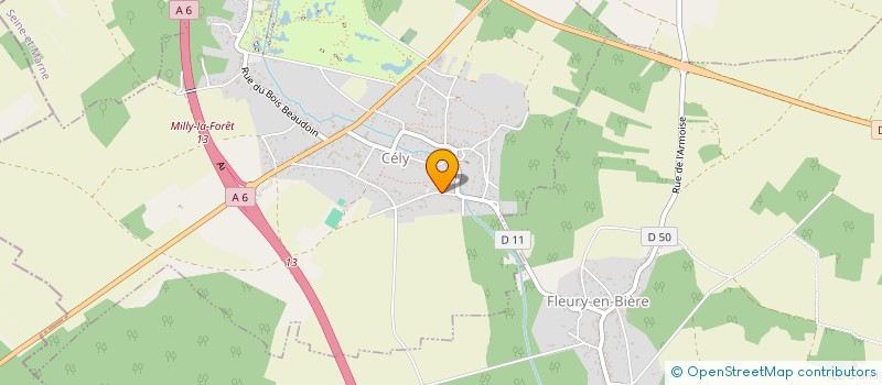 localisation de l'entreprise LES COCHONAILLES DU FIEF à CELY