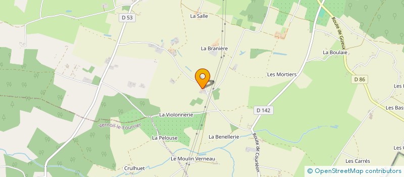 localisation de l'entreprise LES COCHONS DU VIGNEAU à NOYANT-VILLAGES