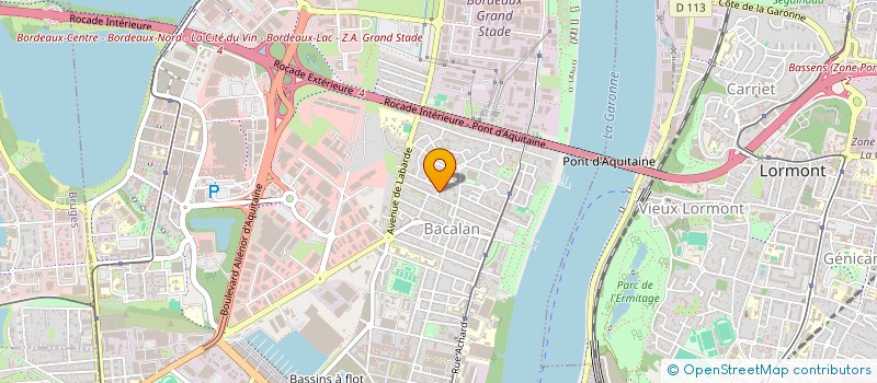 localisation de l'entreprise LES COCKTAILS COCO à BORDEAUX
