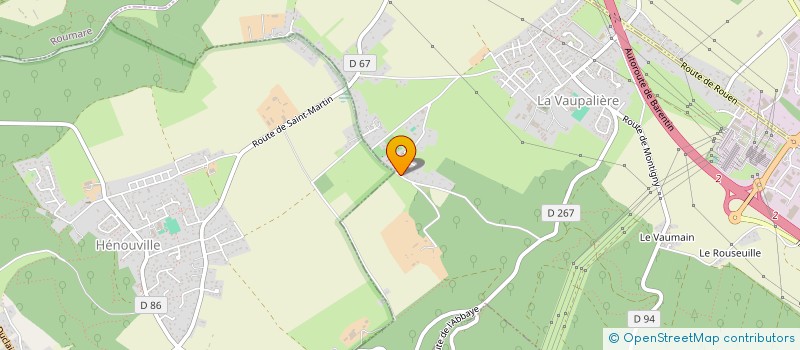 localisation de l'entreprise LES COCODILES  LA VAUPALIERE